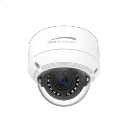 Speco O2VLD7J, 2MP IP Dome Camera, IR, 2.8mm fixed lens, w/ Junction Box, White, Part# O2VLD7J