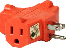 ENS 3 Outlet Ground Adapter, Part# PS37U