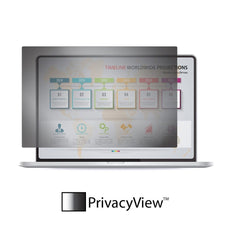 PrivacyView™ Privacy Filter for 16" Widescreen Laptop/Notebook (16:9) Monitor- Unframed - Black - TAA Compliant, Part# PV0025-B1