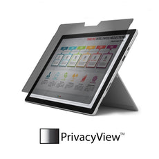PrivacyView™ Privacy Filter for Microsoft® Surface® Pro 4/5/6/7 Landscape - Easy-on Privacy Filter for 12.3" Surface®Tablet - Black - TAA Compliant, Part# PV0029-B1