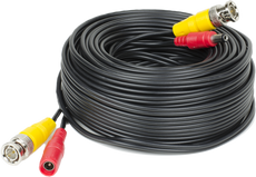 ENS 60' Pre-made Siamese Coaxial BNC Cable, Black, Part# ST-AK060B