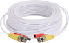 ENS HD Grade 150' Pre-made Siamese Coaxial BNC Cable, White, Part# ST-AK150WHD