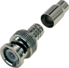 ENS BNC connector 2 Piece CRIMP, Copper, Part# ST-AX307