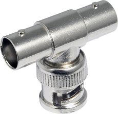 ENS BNC Male to T Adapter BNC Female, ZINC, Part# ST-AX313