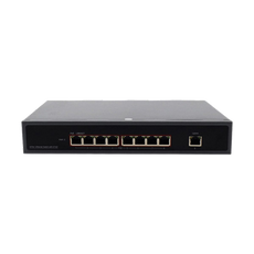 ENS 8CH PoE+ Switch, 1GB Upload link, 125W, 450FT, Part#  ST-POE0908G-125