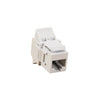 Suttle  Flush Mount Connector Kit - Tool-less CAT6 Jack - White SpeedStar™ , Part# 135-0234