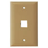 Suttle Flush Mount Connector Kit - CAT3 gel-filled voice Jack - Elec Ivory, Part# 135-0021