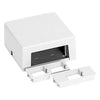 Surface Mount Connector Kit - Tool-less CAT6 & CAT3 Jack - White, Part# 135-0303