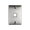 Flush Mount Kit - Tool-less CAT6 - Stainless Steel, Part# 135-0274