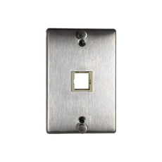 Flush Mount Kit - CAT3 voice - Stainless Steel, part# 135-0196