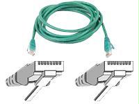 A3L980-03-GRN-S - Belkin International Inc 3ft Cat6 Snagless Patch Cable, Utp, Green Pvc Jacket, 23awg, 50 Micron, Gold Pla - Belkin International Inc