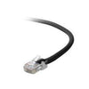 A3L980-10-BLK-S - Belkin International Inc 10ft Cat6 Snagless Patch Cable, Utp, Black Pvc Jacket, 23awg, 50 Micron, Gold Pl - Belkin International Inc