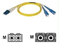 N366-02M - Tripp Lite 2m Duplex Singlemode 8.3/125 Fiber Optic Patch Cable Lc/sc 6ft 2 Meter - Tripp Lite