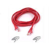 A3L980-10-RED-S - Belkin International Inc 10ft Cat6 Snagless Patch Cable, Utp, Red Pvc Jacket, 23awg, 50 Micron, Gold Plat - Belkin International Inc