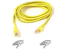 A3L980-07-YLW-S - Belkin International Inc 7ft Cat6 Snagless Patch Cable, Utp, Yellow Pvc Jacket, 23awg, 50 Micron, Gold Pl - Belkin International Inc