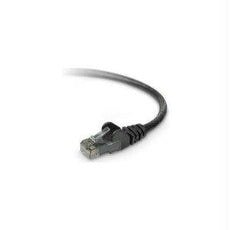 Belkin International Inc 1ft Cat6 Snagless Patch Cable, Utp, Black Pvc Jacket, 23awg, 50 Micron, Gold Pla