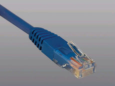 N002-001-BL - Tripp Lite 1ft Cat5e / Cat5  350mhz Molded Patch Cable Rj45 M/m Blue 1ft - Tripp Lite