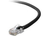 A3L791-18IN-BLK - Belkin International Inc Patch Cable - Rj-45 (m) - Rj-45 (m) - 1.6 Ft - Utp - ( Cat 5e ) - Black - Belkin International Inc