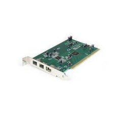 PCI1394B_3 - Startech 3 Port 2b 1a Pci 1394b Firewire Adapter Card With Dv Editing Kit - Startech