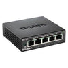 DES-105 - D-link Systems Unmanaged Fast Ethernet Switch.  5-port 10/100mbps  Desktop Metal Switch. Limite - D-link Systems