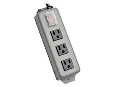 3SP - Tripp Lite Waber Power Strip Metal 5-15r 3 Outlet 5-15p 6feet  Cord - Tripp Lite