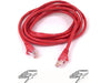 A3L980-20-RED-S - Belkin International Inc 20ft Cat6 Snagless Patch Cable, Utp, Red Pvc Jacket, 23awg, 50 Micron, Gold Plat - Belkin International Inc