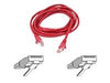 A3L980-12-RED-S - Belkin International Inc Patch Cable - Rj-45 (m) - Rj-45 (m) - 12 Ft - Utp - ( Cat 6 ) - Red - Belkin International Inc