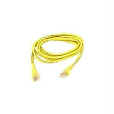 A3L980-06-YLW-S - Belkin International Inc 6ft Cat6 Snagless Patch Cable, Utp, Yellow Pvc Jacket, 23awg, 50 Micron, Gold Pl - Belkin International Inc