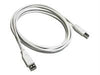 13172 - C2g 2m Usb Cable-usb 2.0 A To B Cable White (6.6ft)-connect Your Usb Device To T - C2g