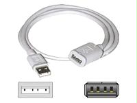 26686 - C2g 3m Usb 2.0 A Male To A Female Extension Cable - White (9.8ft) - C2g