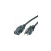 24240 - C2g 1ft 18 Awg Universal Power Cord (nema 5-15p To Iec320c13) (taa Compliant) - C2g