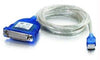 22429 - C2g 6ft Usb To Db25 Serial Rs232 Adapter Cable-quickly Convert Your Db25 Serial - C2g