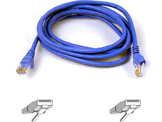 A3L980-30-BLU-S - Belkin International Inc 30ft Cat6 Snagless Patch Cable, Utp, Blue Pvc Jacket, 23awg, 50 Micron, Gold Pla - Belkin International Inc