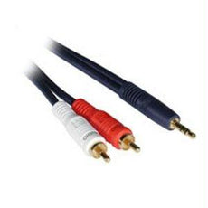 40615 - C2g 12ft Velocityandtrade; One 3.5mm Stereo Male To Two Rca Stereo Male Y-cable - C2g