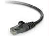 Belkin International Inc 40ft Cat6 Snagless Patch Cable, Utp, Black Pvc Jacket, 23awg, 50 Micron, Gold Pl