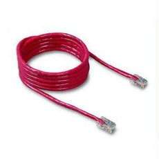 A3L791-08-RED - Belkin International Inc 8ft Cat5e Patch Cable, Utp, Red Pvc Jacket, 24awg, T568b, 50 Micron, Gold Plated - Belkin International Inc