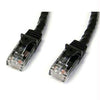 N6PATCH3BK - Startech 3ft Black Cat6 Ethernet Cable Delivers Multi Gigabit 1/2.5/5gbps & 10gbps Up To - Startech