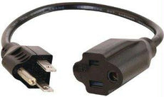 03116 - C2g 10ft 18 Awg Outlet Saver Power Extension Cord (nema 5-15p To Nema 5-15r) (taa Co - C2g