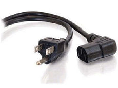 03152 - C2g 6ft 18 Awg Universal Right Angle Power Cord (nema 5-15p To Iec320c13r) - C2g