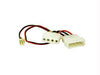 27078 - C2g 6in 3-pin Fan To 4-pin Pass-through Power Adapter Cable - C2g