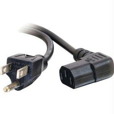 27909 - C2g 10ft 18 Awg Universal Right Angle Power Cord (nema 5-15p To Iec320c13r) (taa Com - C2g