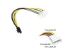 35522 - C2g 10in One 6-pin Pci Express To Two 4-pin Molex Power Adapter Cable - C2g