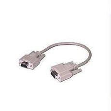 C2g 1ft Db9 F/f Serial Rs232 Null Modem Cable - Beige