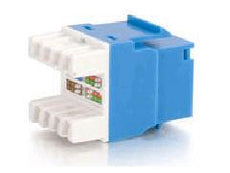 03796 - C2g Cat5e Rj45 Utp Keystone Jack - Blue - C2g