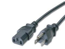 03130 - C2g 6ft 18 Awg Universal Power Cord - C2g