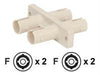 R6F008 - Belkin International Inc Belkin St/st Multimode Duplex Fiber Optic Coupler - Belkin International Inc