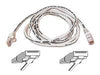 A3L980-20-ORG-S - Belkin International Inc 20ft Cat6 Snagless Patch Cable, Utp, Orange Pvc Jacket, 23awg, 50 Micron, Gold P - Belkin International Inc