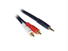 40613 - C2g 3ft Velocityandtrade; One 3.5mm Stereo Male To Two Rca Stereo Male Y-cable - C2g