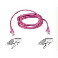 A3L980-03-PNK-S - Belkin International Inc 3ft Cat6 Snagless Patch Cable, Utp, Pink Pvc Jacket, 23awg, 50 Micron, Gold Plat - Belkin International Inc