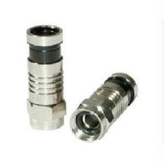 41074 - C2g Rg6 Compression F-type Connector With O-ring - 10pk - C2g
